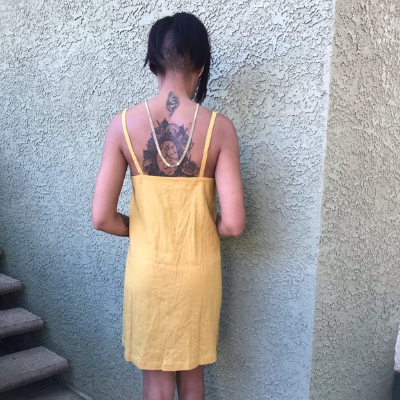 Beautiful front button (brown) down dress - Picture 5 of 5